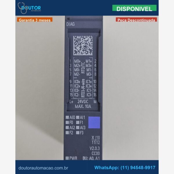 SIMATIC ET 200SP AI 4xRTD/TC 6ES7134-6JD00-0CA1