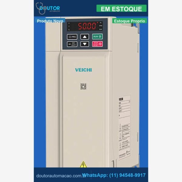 Inversor de Frequência Veichi AC310 7,5kW Trifásico 380V CFW310-T3-SR56-17R5P-B